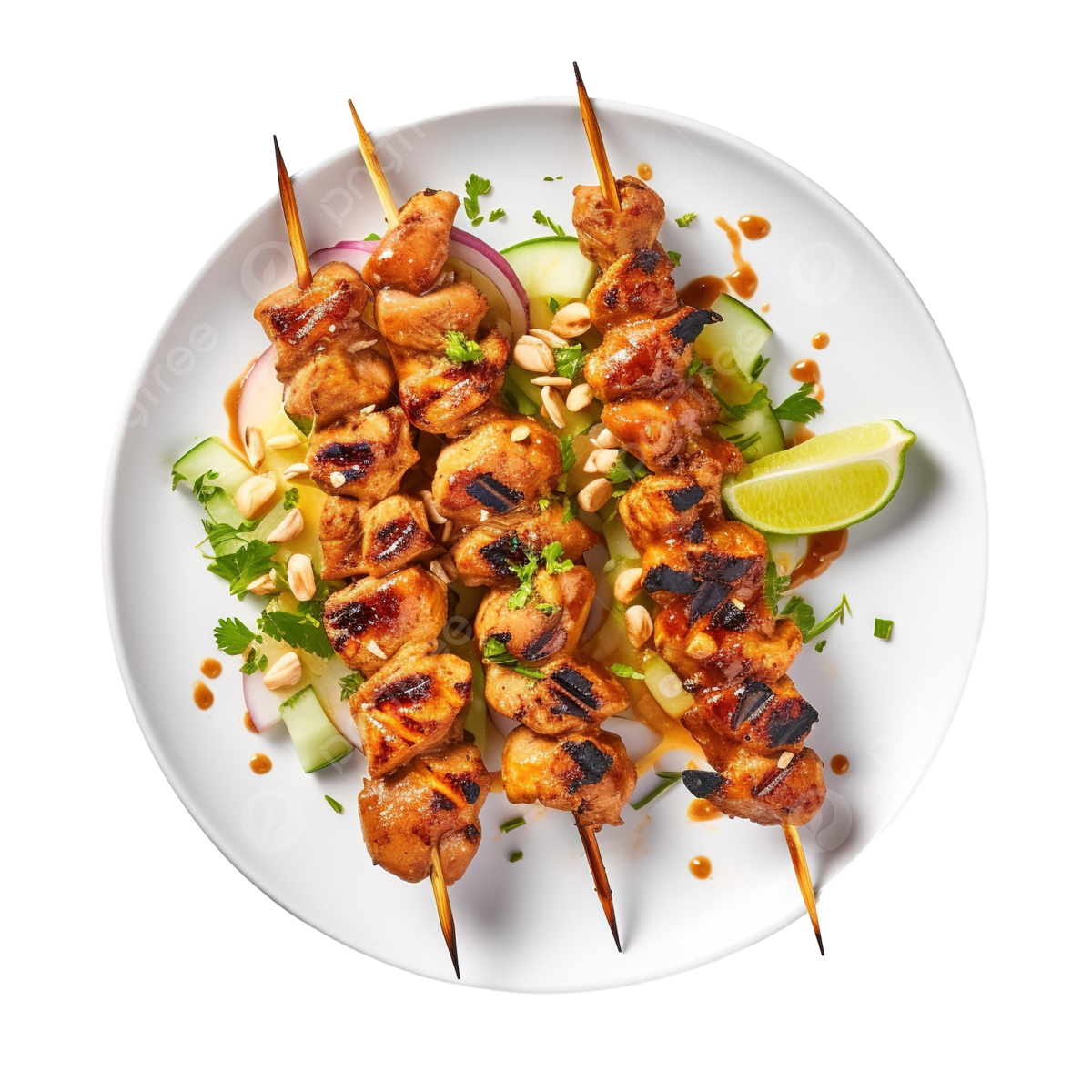 Plat Brochettes Poulet