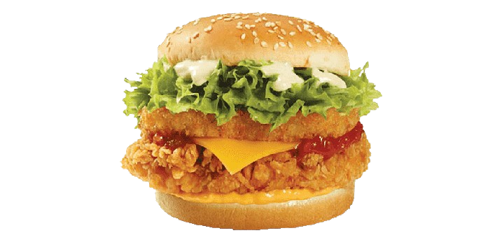 Double chicken Burger